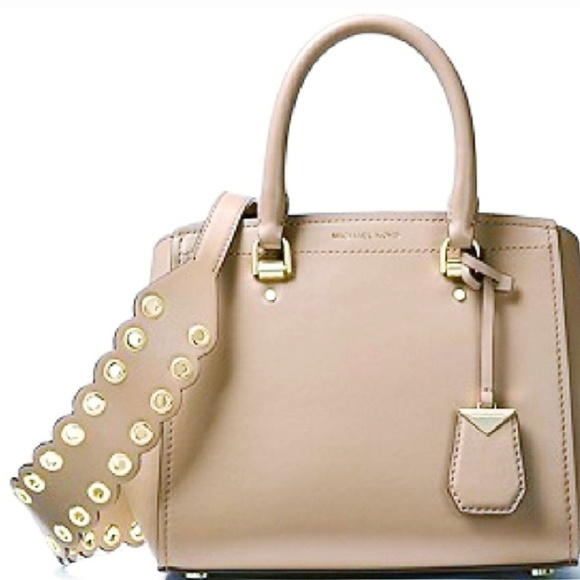 NWT Michael Kors Leather Guitar Bag Strap - Picture 2 of 7